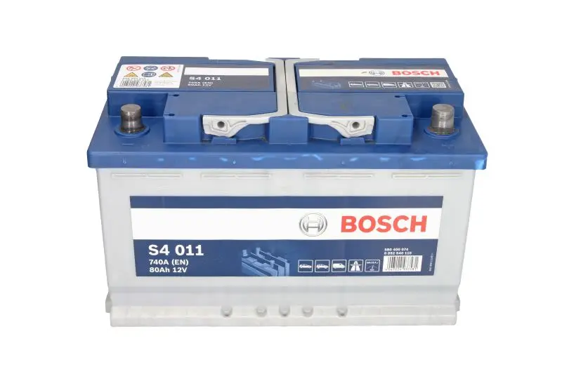 Akumulator BOSCH 12V 80Ah/740A S4 (P+ biegun standardowy) 315x175x190 B01 - stopka o wysokości 10,5 mm (rozruchowy) – 0 092 S40 110 - obrazek 4