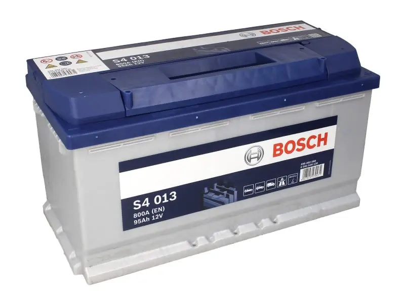 Akumulator BOSCH 12V 95Ah/800A S4 (P+ biegun standardowy) 353x175x190 B01 - stopka o wysokości 10,5 mm (rozruchowy) – 0 092 S40 130 - obrazek 2