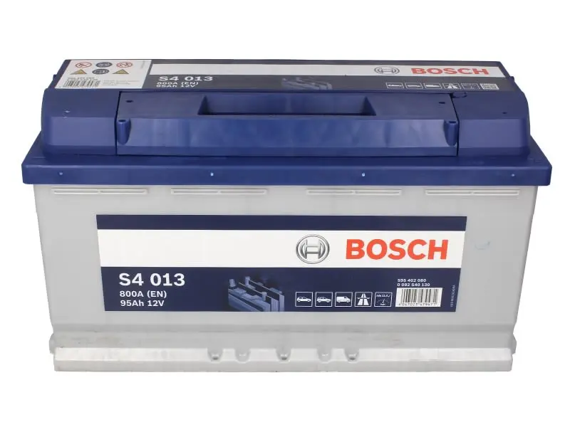 Akumulator BOSCH 12V 95Ah/800A S4 (P+ biegun standardowy) 353x175x190 B01 - stopka o wysokości 10,5 mm (rozruchowy) – 0 092 S40 130 - obrazek 3