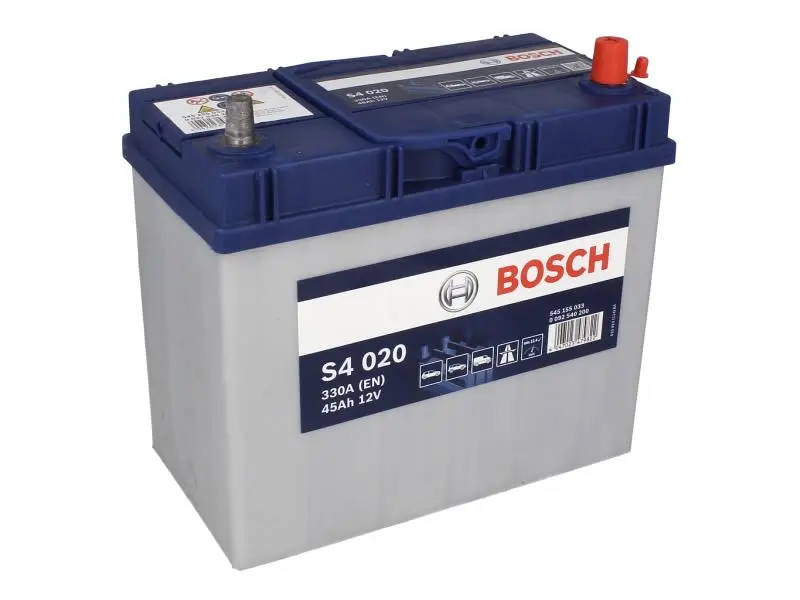 Akumulator BOSCH 12V 45Ah/330A S4 (P+) 238x129x227 B00 - brak stopki mocującej (rozruchowy) – 0 092 S40 200 - obrazek 3