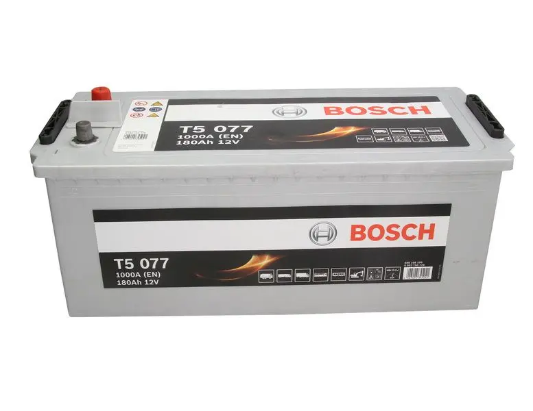 Akumulator BOSCH 180Ah/1000A T5 (L+ Biegun standardowy) 513x222x223 B00 - brak stopki mocującej (Rozruchowy) – 0 092 T50 770 - obrazek 4