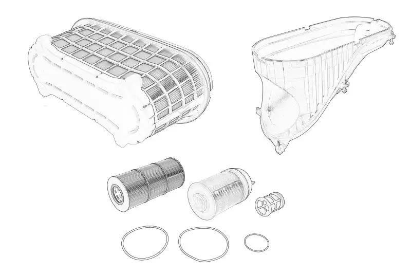 Zestaw do przeglądu okresowego "Standard" DB TRUCK – 000 180 71 09 - obrazek 2