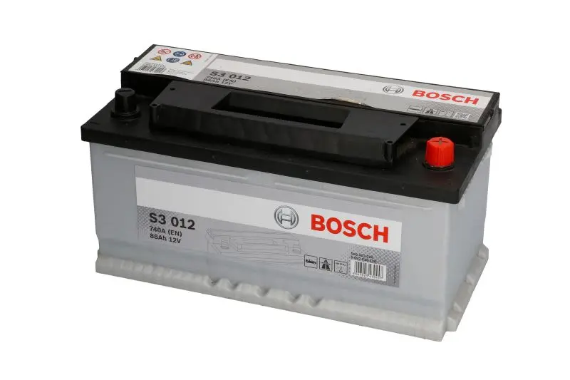 Akumulator BOSCH 12V 88Ah/740A S3 (P+ biegun standardowy) 353x175x175 B03 - stopka o wysokości 10,5 mm (rozruchowy) – 0 092 S30 120