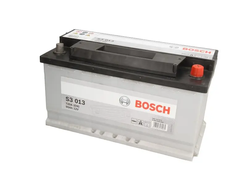 Akumulator BOSCH 12V 90Ah/720A S3 (P+ biegun standardowy) 353x175x190 B00 - brak stopki mocującej (rozruchowy) – 0 092 S30 130