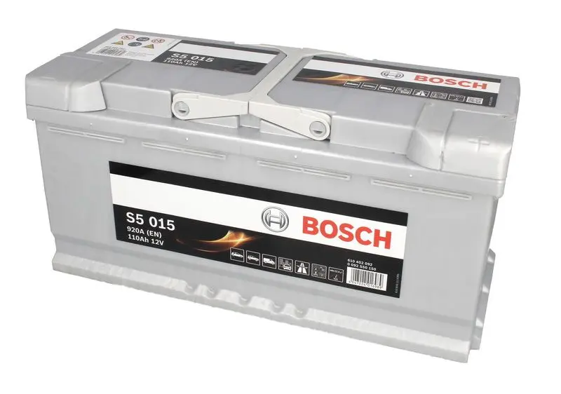 Akumulator BOSCH 12V 110Ah/920A S5 (P+ biegun standardowy) 394x175x190 B00 - brak stopki mocującej (rozruchowy) – 0 092 S50 150