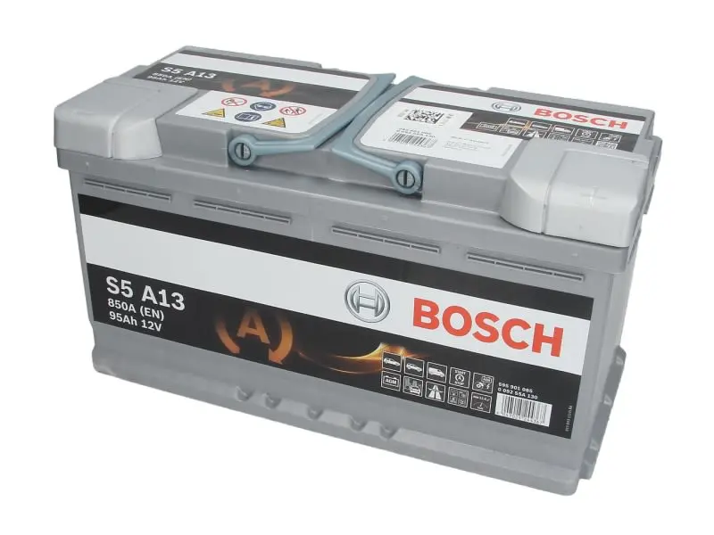 Akumulator BOSCH 12V 95Ah/850A START&STOP AGM (P+) 353x175x190 B00 - brak stopki mocującej (agm/rozruchowy) – 0 092 S5A 130