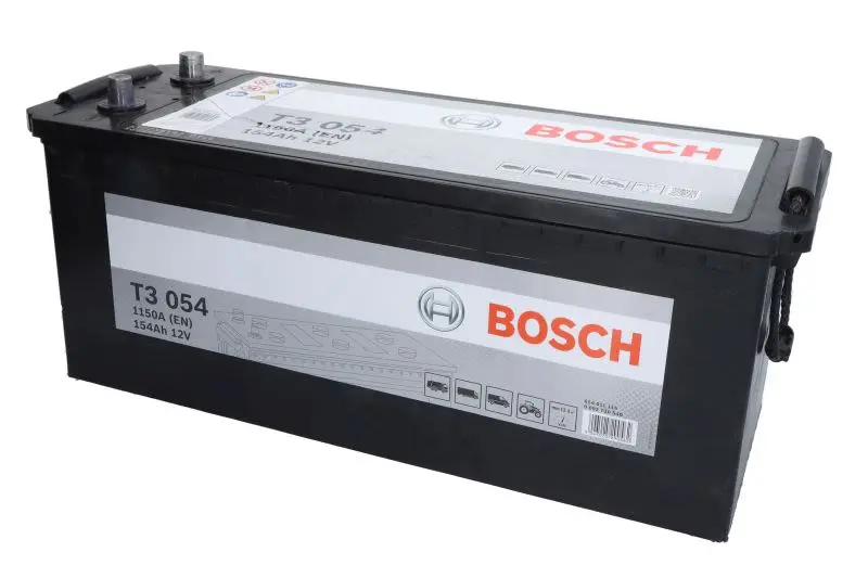 Akumulator BOSCH 154Ah/1150A T3 (L+ Biegun standardowy) 513x188x223 B00 - brak stopki mocującej (Rozruchowy) – 0 092 T30 540