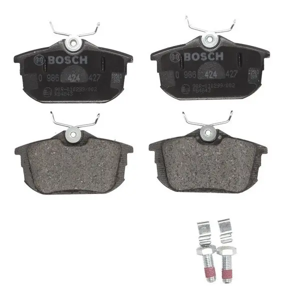 Klocki hamulcowe kpl. tył (z instrukcją montażu) BOSCH – 0 986 424 427