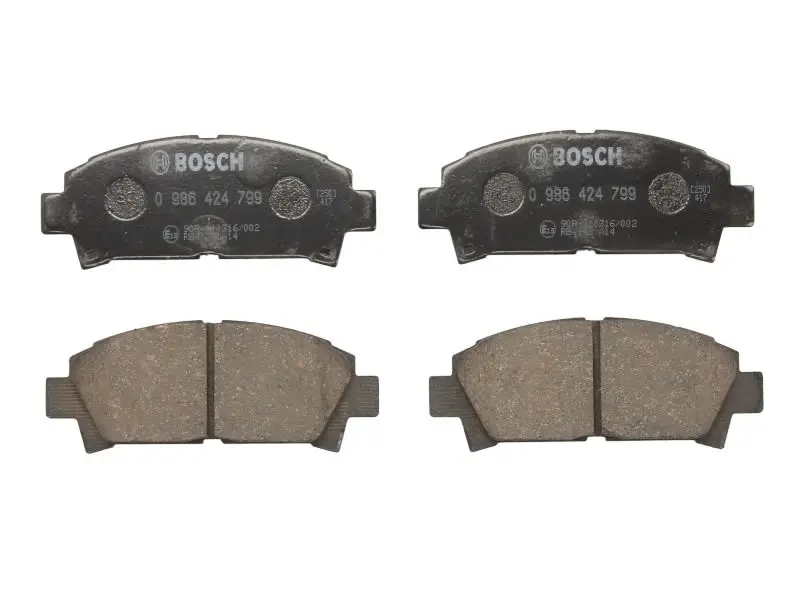 Klocki hamulcowe kpl. przód (z podkładką wytłumiającą) BOSCH – 0 986 424 799