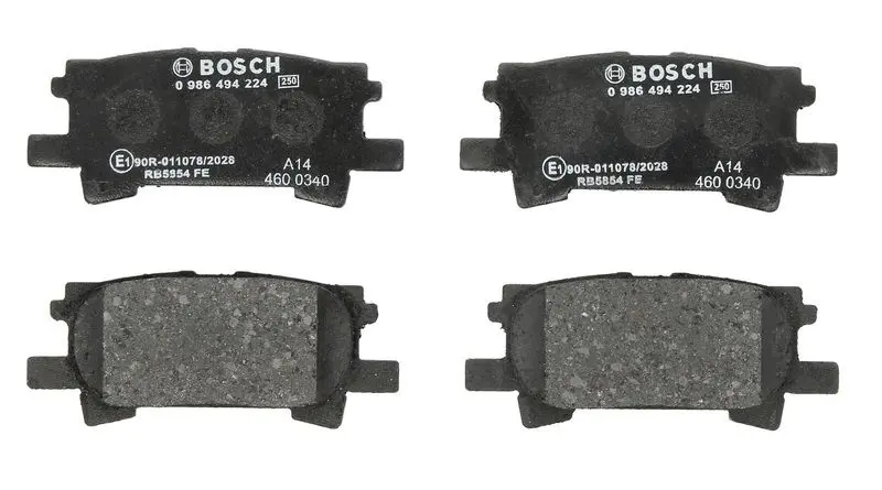Klocki hamulcowe kpl. tył BOSCH – 0 986 494 224