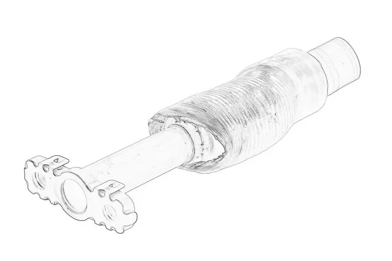 Przewód smarowania turbosprężarki (powrotny) PEUGEOT – 038132