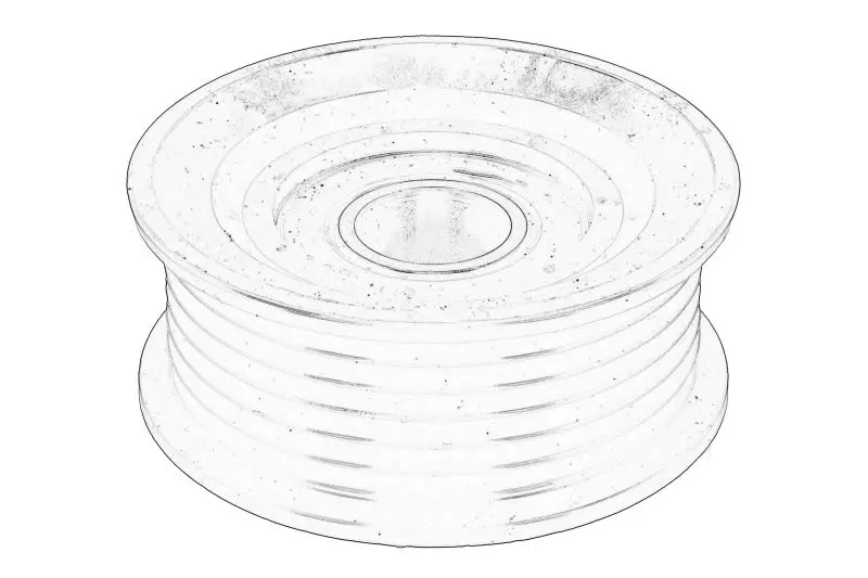 Rolka prowadząca pasek wielorowkowy (tworzywo sztuczne) CHRYSLER – 04627851AA