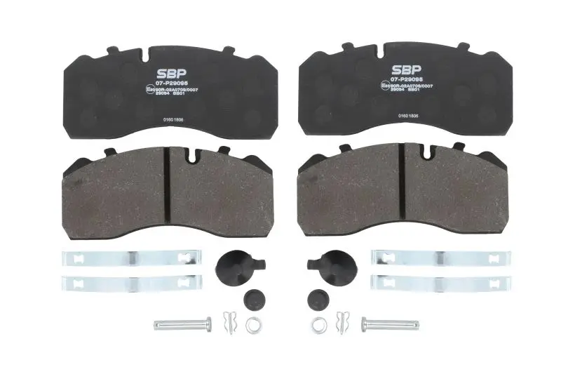 Klocki hamulcowe kpl. tył KNORR SB 6000/KNORR SB/SN6 SBP – 07-P29095