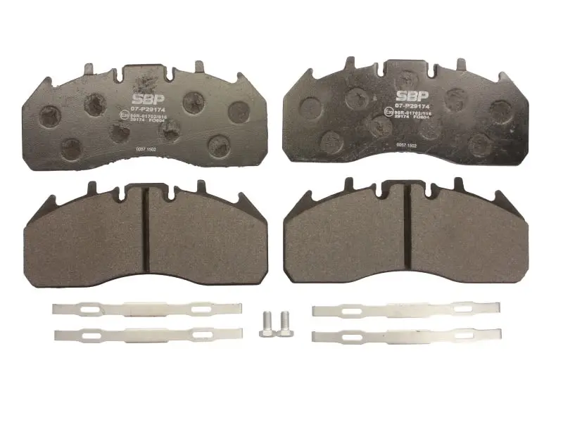 Klocki hamulcowe kpl. przód MERITOR ELSA 225-3 SBP – 07-P29174