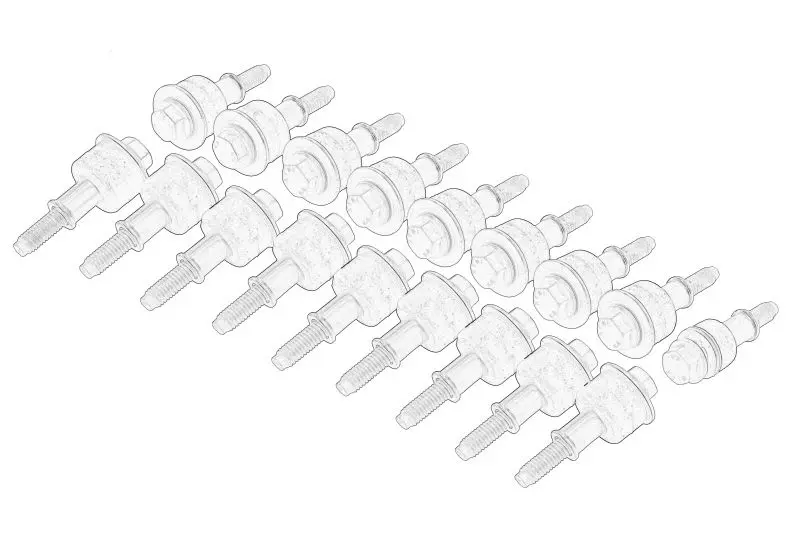 Zestaw śrub głowicy cylindrów (zewnątrz) BMW – 11 12 0 036 235