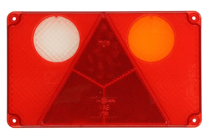 Klosz lampy tył P (z trójkątem odblaskowym i światłem cofania) WAŚ – 117 W21P
