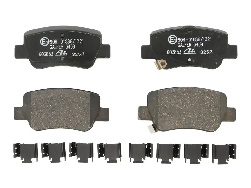 Klocki hamulcowe kpl. tył (z dodatkami) ATE – 13.0460-3853.2