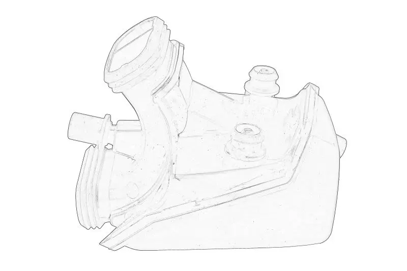 Rezonator filtra powietrza OPEL – 13337770