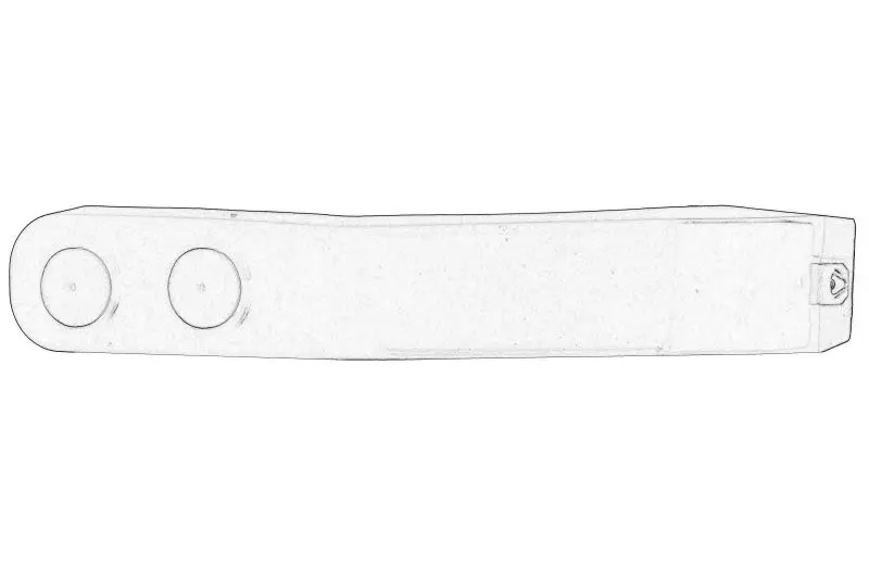 Mocowanie zderzaka tył P (plastik) OPEL – 13426395