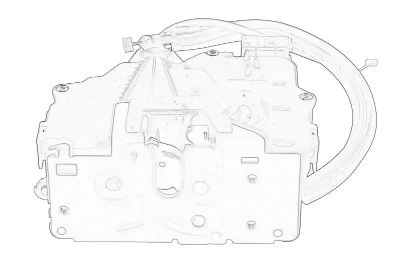 Zamek drzwi tył (do drzwi skrzydłowych FIAT – 1393796080