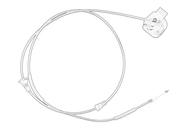 Linka pokrywy silnika PEUGEOT – 1636941180