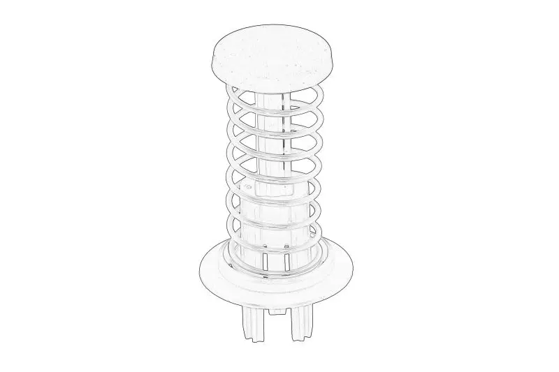 Elementy pokrywy silnika MERCEDES – 166 880 00 27