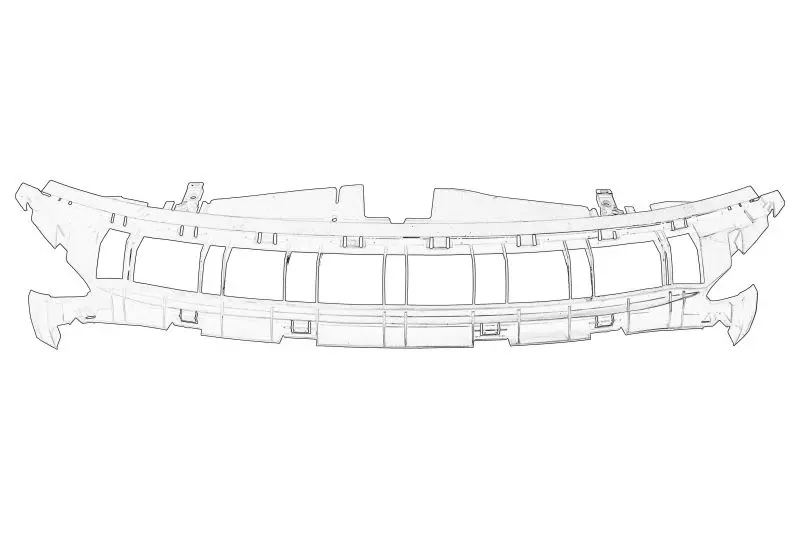 Wzmocnienie zderzaka przód (Wzmocnienie belki) FORD – 2547761