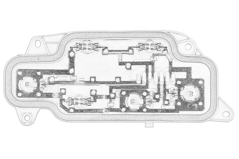Element lampy tył (listwa żarówkowa) P VW – 2K1 945 258C