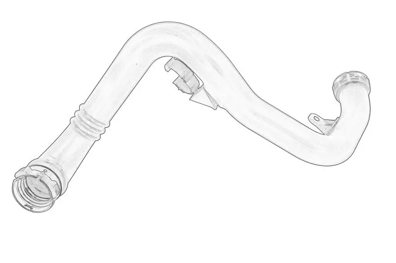 Przewód chłodnicy powietrza (intercooler-przepustnica) OPEL – 39155302