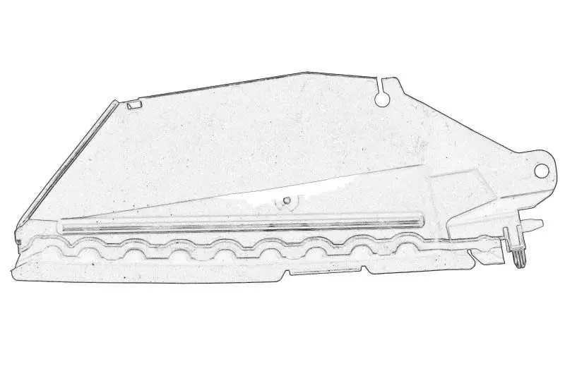 Kierownica powietrza P (chłodnicy OPEL – 39179270