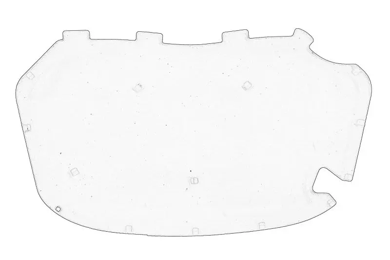 Wygłuszenie pokrywy silnika (przed liftingiem SKODA – 3T0 863 831