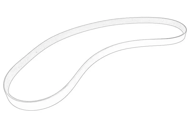 Pasek wielorowkowy (6PK1358) FIAT – 46357399