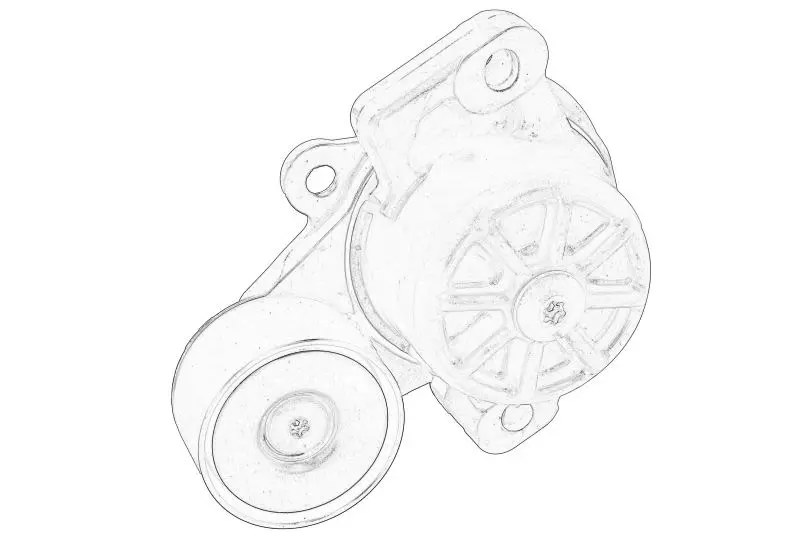 Napinacz paska wielorowkowego (nowy typ) ACTROS MP4 DB TRUCK – 470 200 16 70