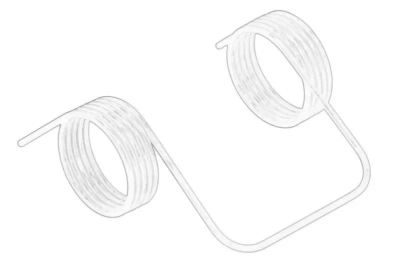 Element układu spryskiwacza - Sprężyna (spryskiwacza reflektora BMW – 51 11 7 202 885