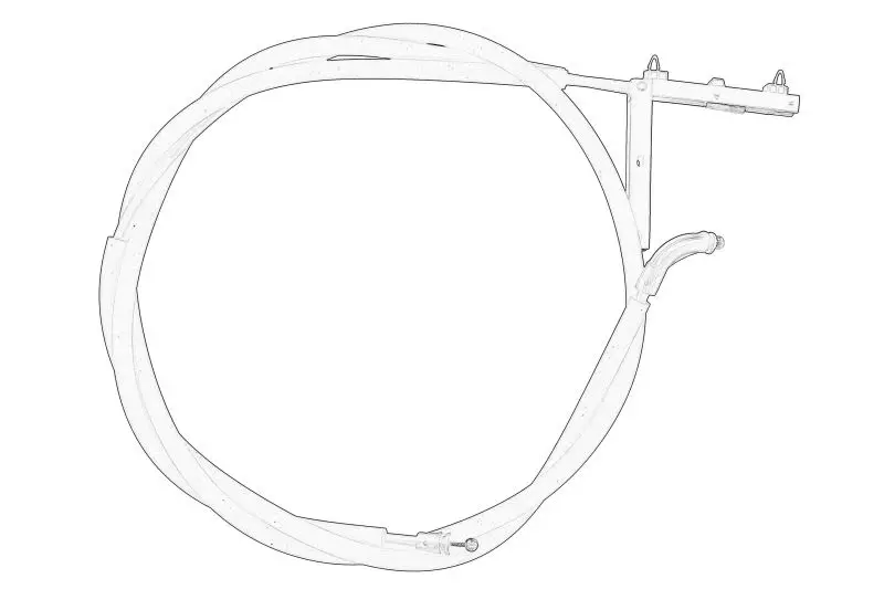 Linka pokrywy silnika BMW – 51 23 7 411 315