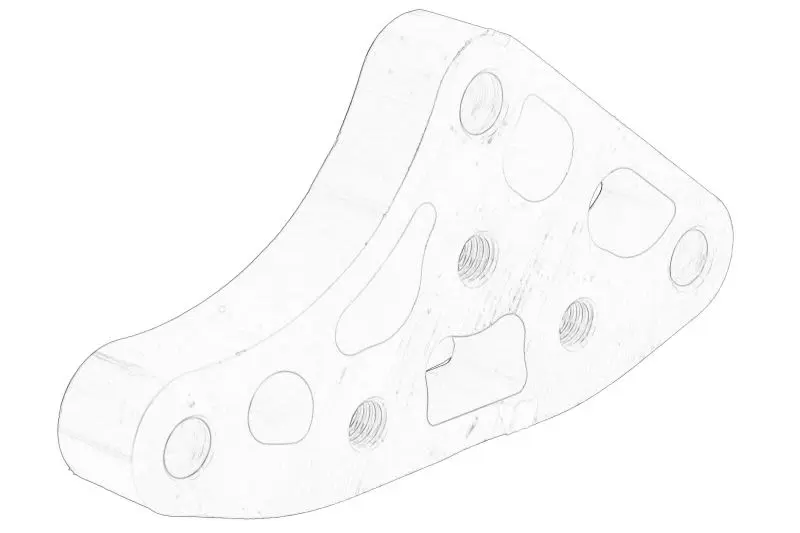 Element mocowania skrzyni biegów L FIAT – 51822044