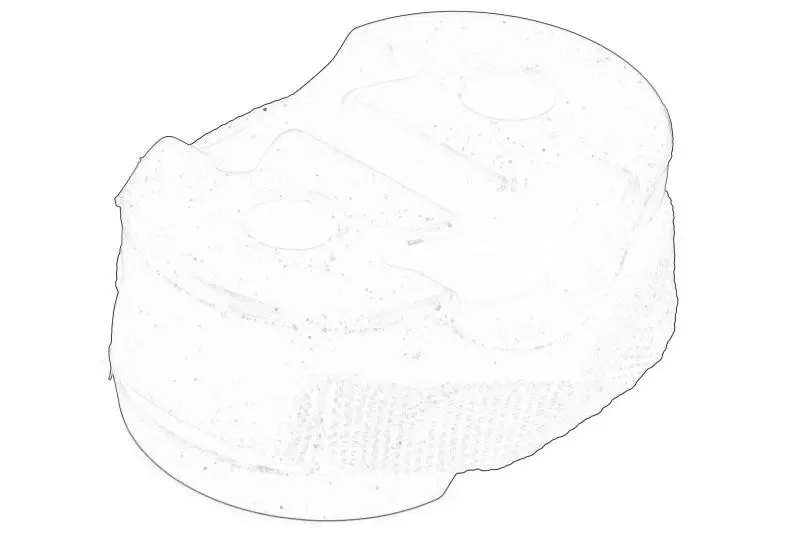 Część montażowa układu wydechowego (wieszak tłumika) FIAT – 51934824