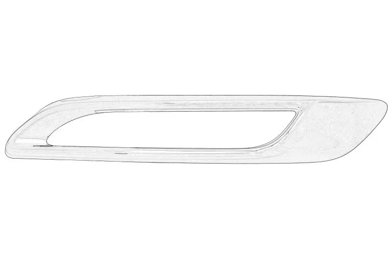 Atrapa zderzaka tył dół L (lampy odblaskowej TOYOTA – 52153-02031