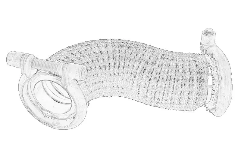 Rura łącząca recyrkulacji spalin FIAT – 55279934