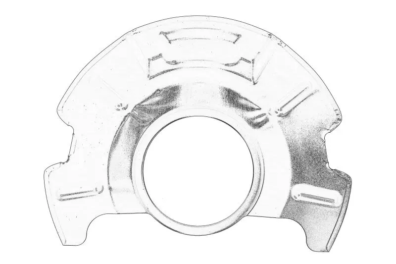 Osłona tarczy hamulcowej przód L/P SUZUKI – 55321-61M00
