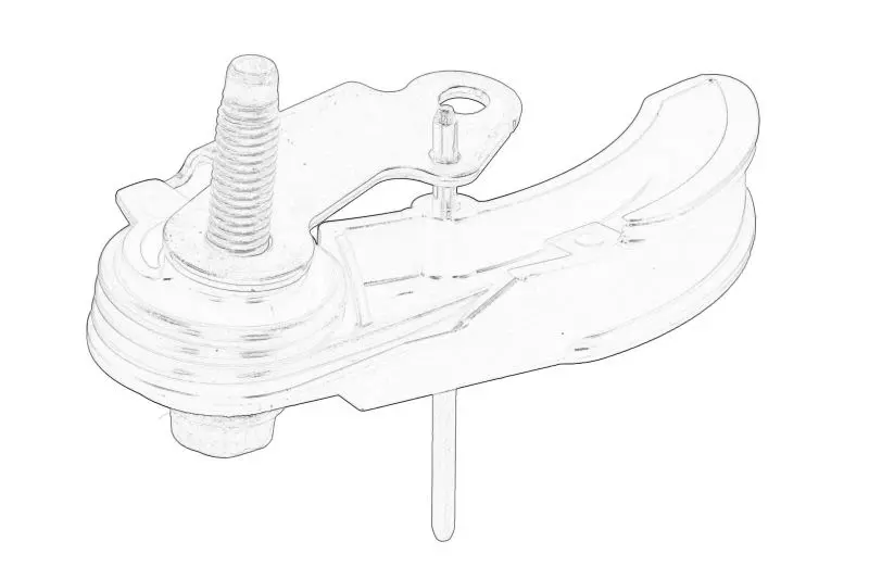 Napinacz łańcucha pompy oleju OPEL – 55573877