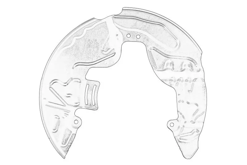 Osłona tarczy hamulcowej przód P FORD – 5763810