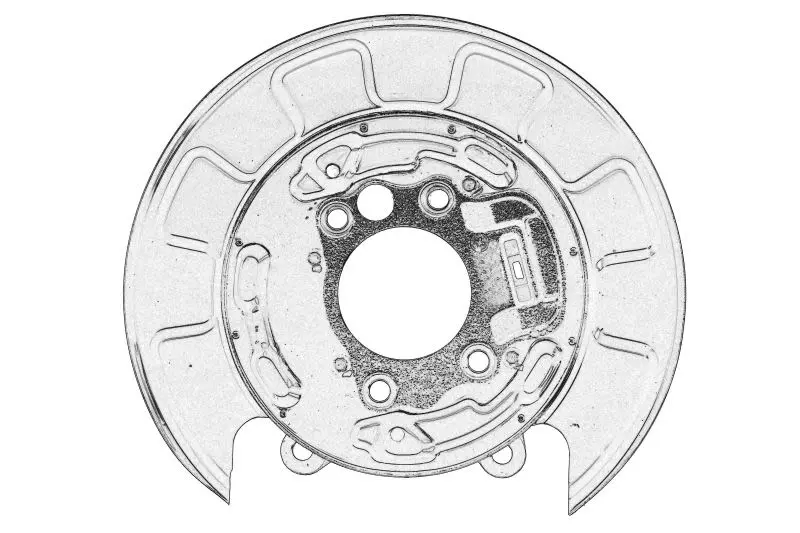 Osłona tarczy hamulcowej L HYUNDAI – 582512E000