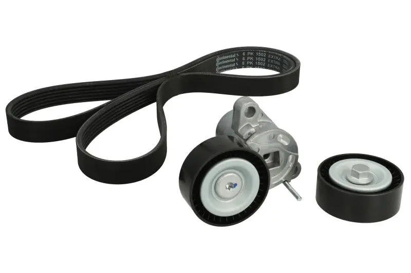 Zestaw pasków wielorowkowych (z rolkami) CONTITECH – 6 PK 1502 EXTRA K1