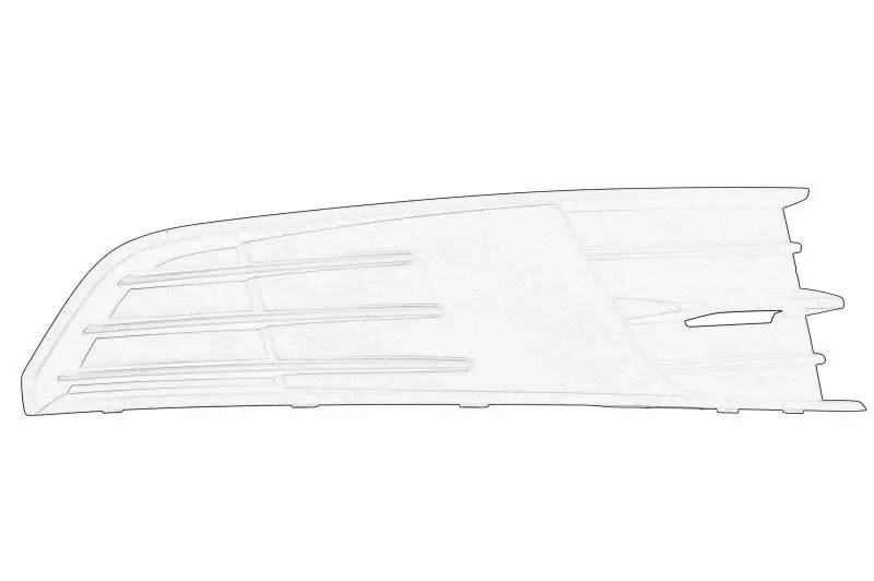 Kratka wlotu powietrza przód P SKODA – 6V0 807 3689B9