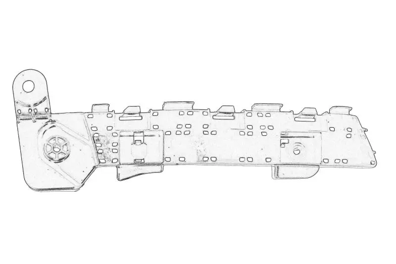 Mocowanie zderzaka przód P (ślizg) HONDA – 71193-T0A-A01