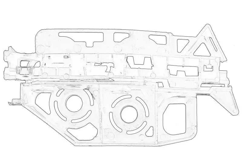 Mocowanie błotnika przód P (zderzak/błotnik) PEUGEOT – 7120PW