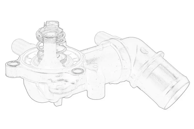 Termostat cieczy chłodzącej (w obudowie FIAT – 73504156