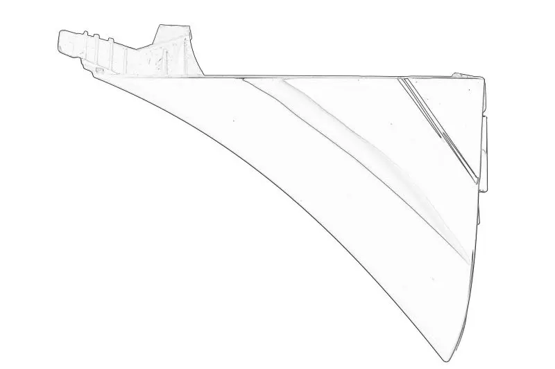Obudowa / osłona lusterka zewnętrznego P FIAT – 735498422