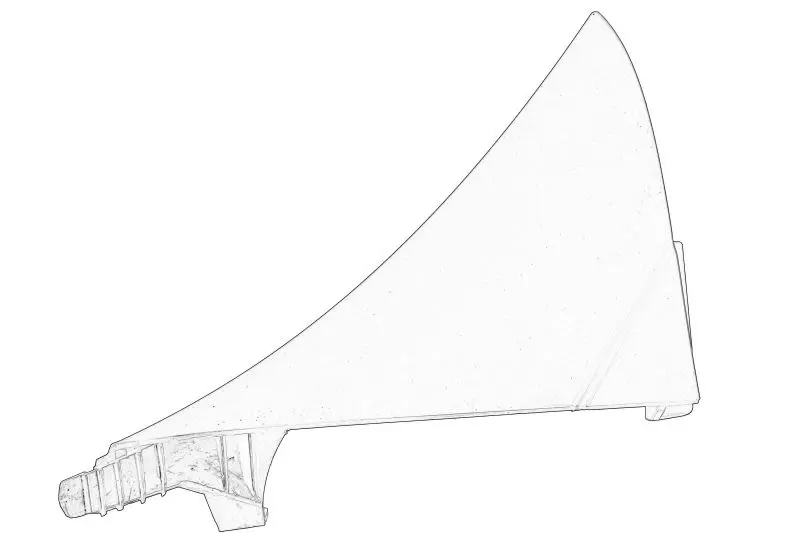 Obudowa / osłona lusterka zewnętrznego L FIAT – 735498423